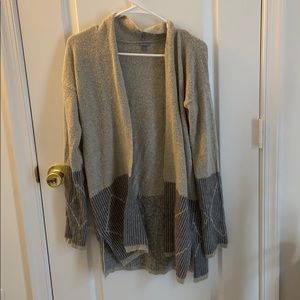 Gray cardigan
